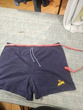 Vintage 90's Mickey Unlimited Disney Pluto Navy Elastic Tie Waist Shorts
